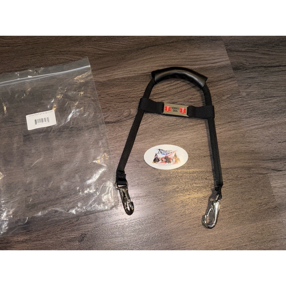 ActiveDogs Rigid Bridge Handle for "Service Dog" Harnesses (Handle Only)